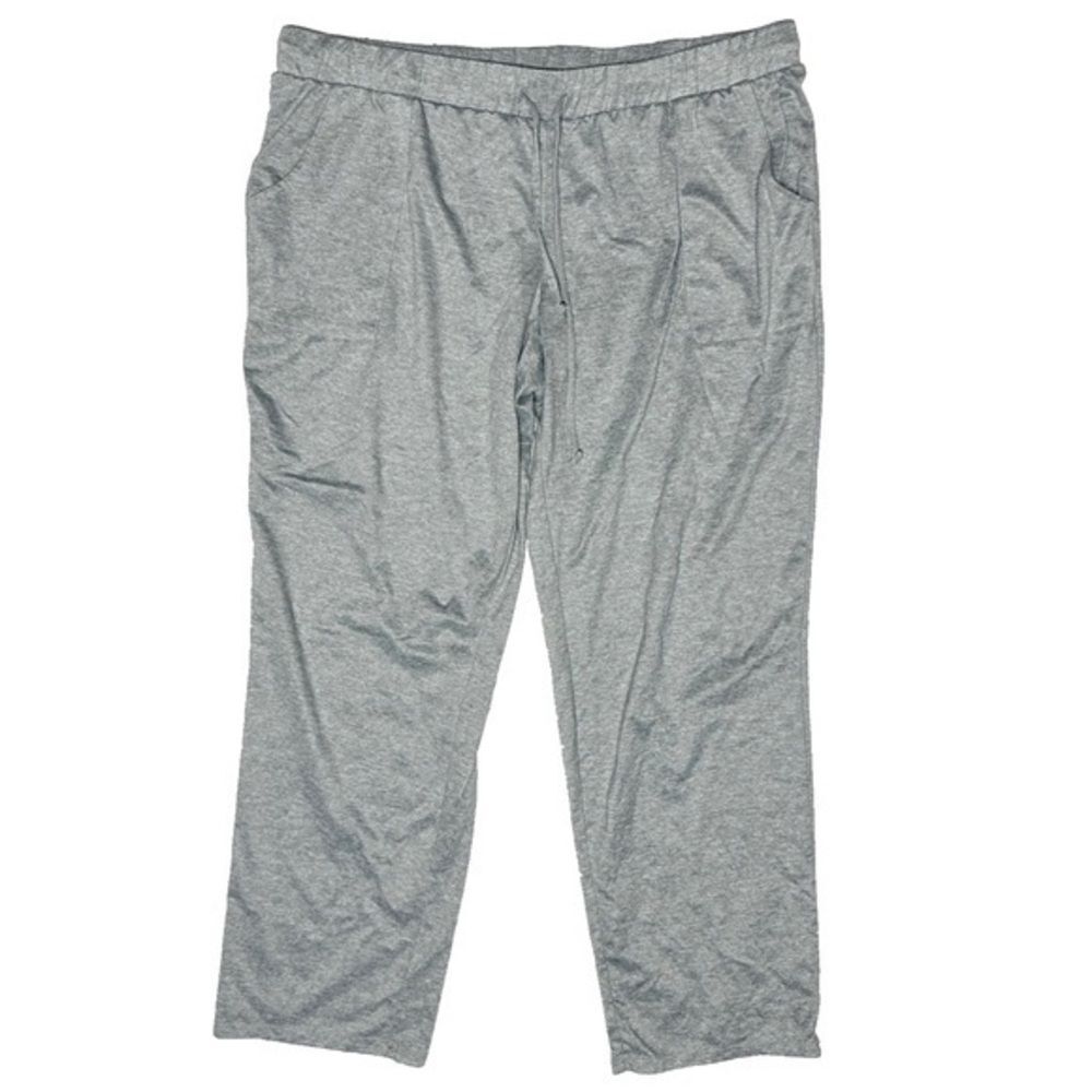 Lucky Brand Jersey Lounge Pants Womens L‎ Gray Elastic Waist Drawstring Pockets